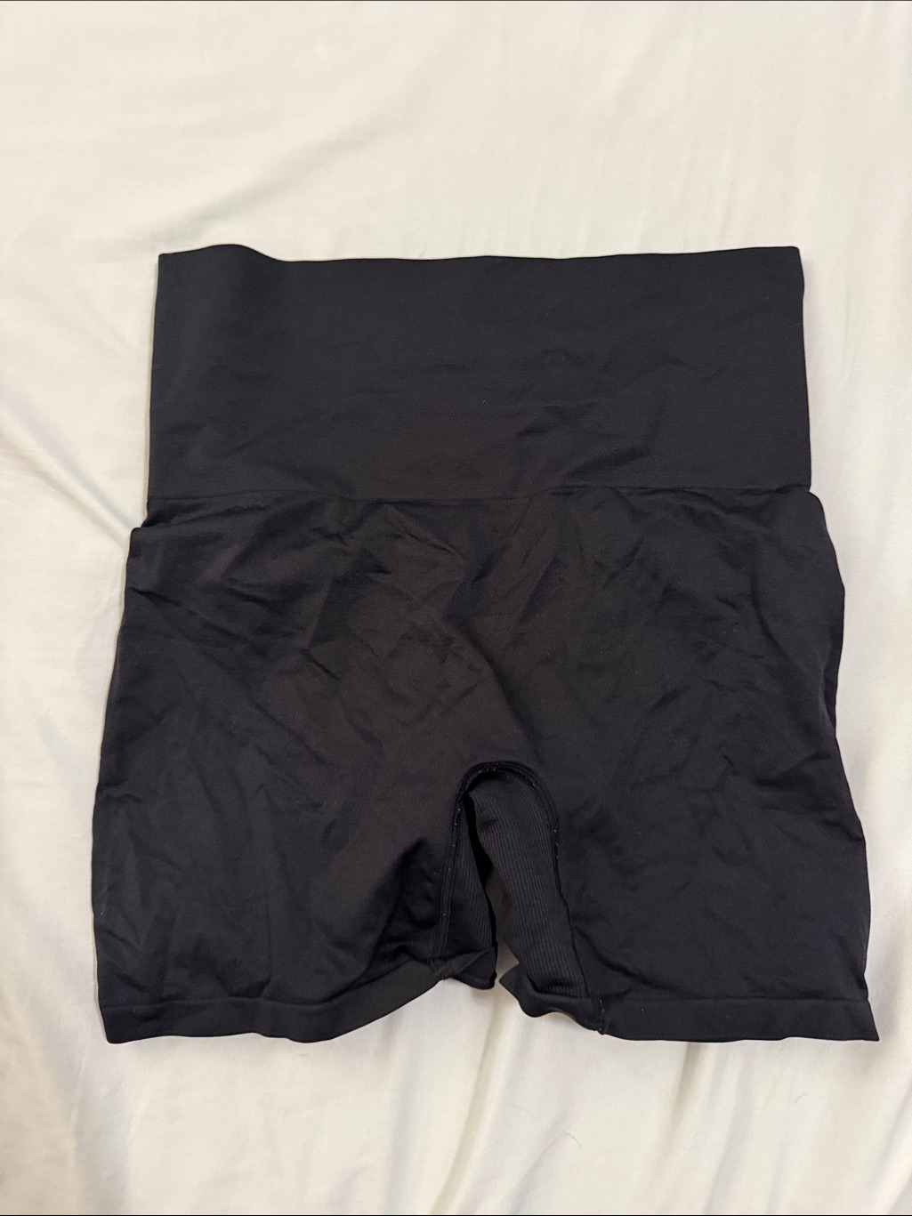 Jockey Black High-Waist Compression Shorts